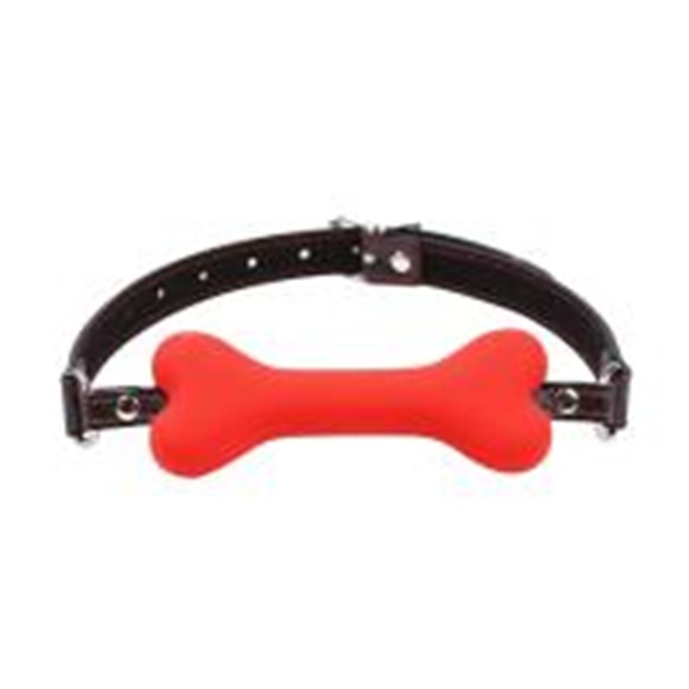 BDR-Y4019  Silikon Köpek Kemiği Ağız Tıkacı-Krm.