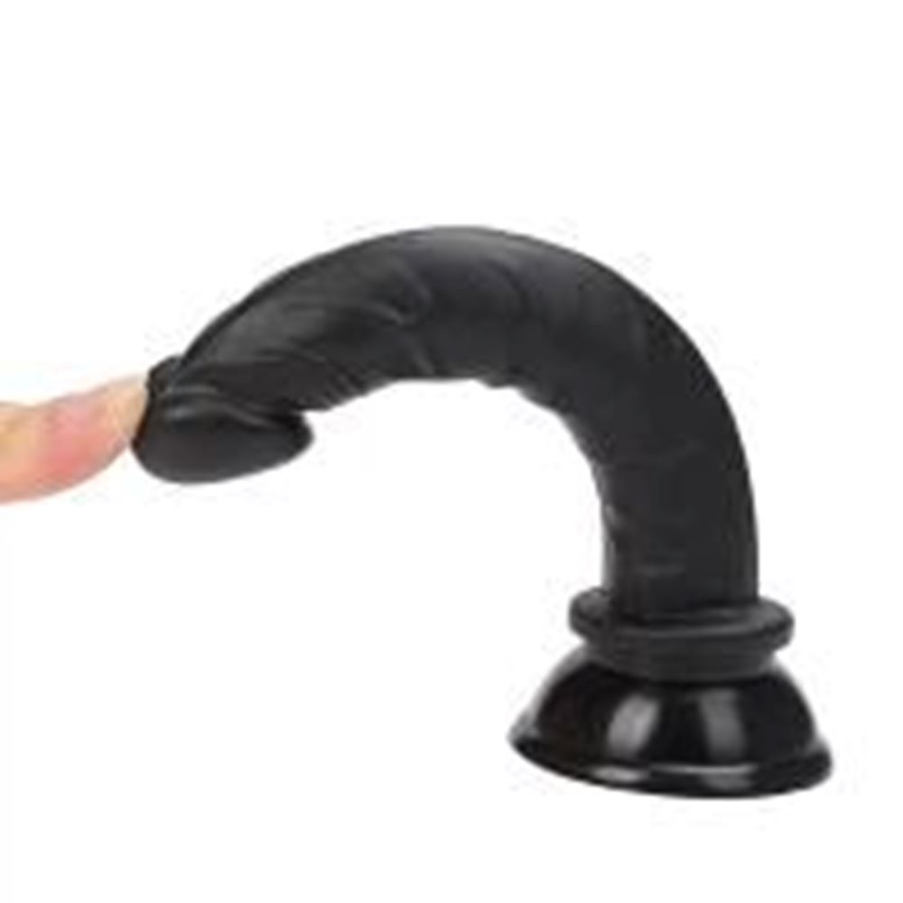 BDR-L0251 Testissiz Realistik Zenci Anal Penis 15 CM