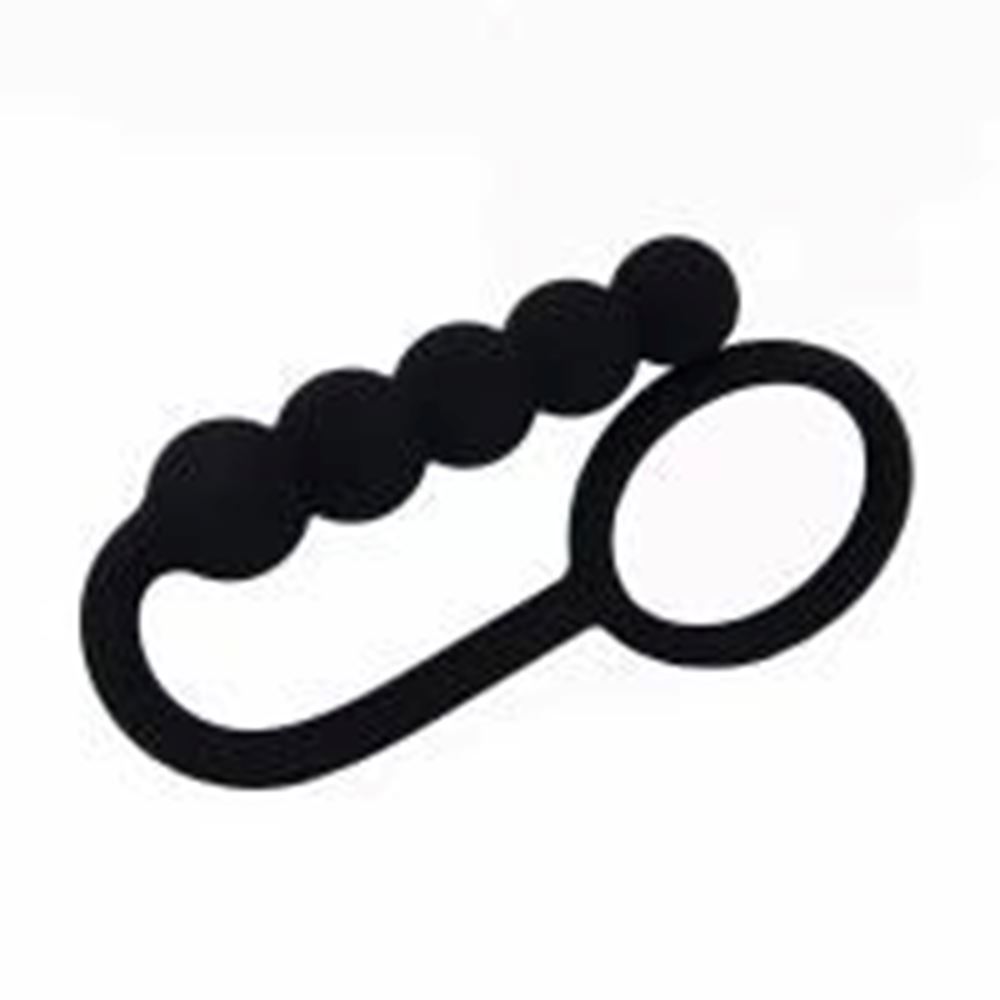 BDR-Y1902 Penis Halkalı Boncuklu Prostat Uyarıcı Anal Plug