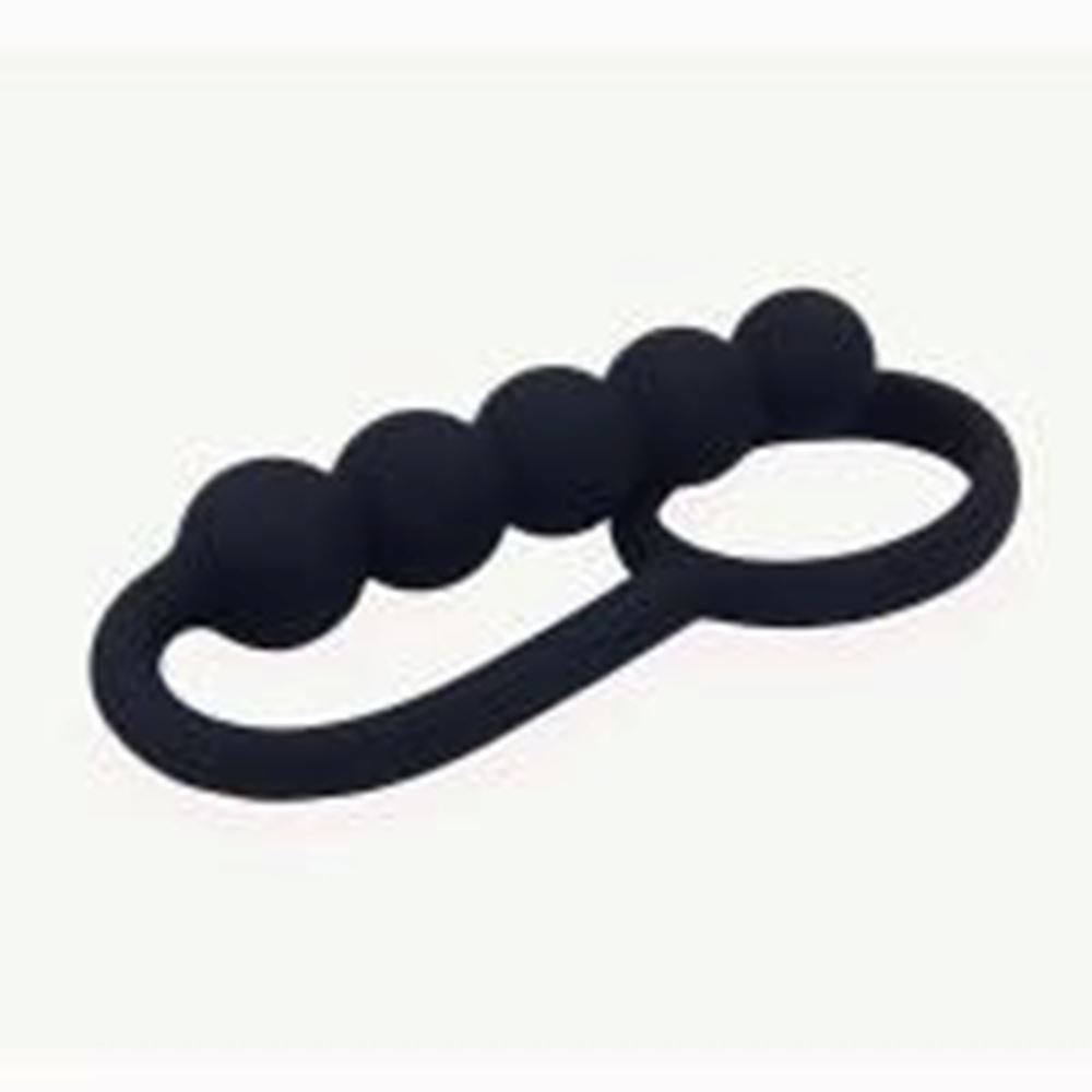 BDR-Y1902 Penis Halkalı Boncuklu Prostat Uyarıcı Anal Plug
