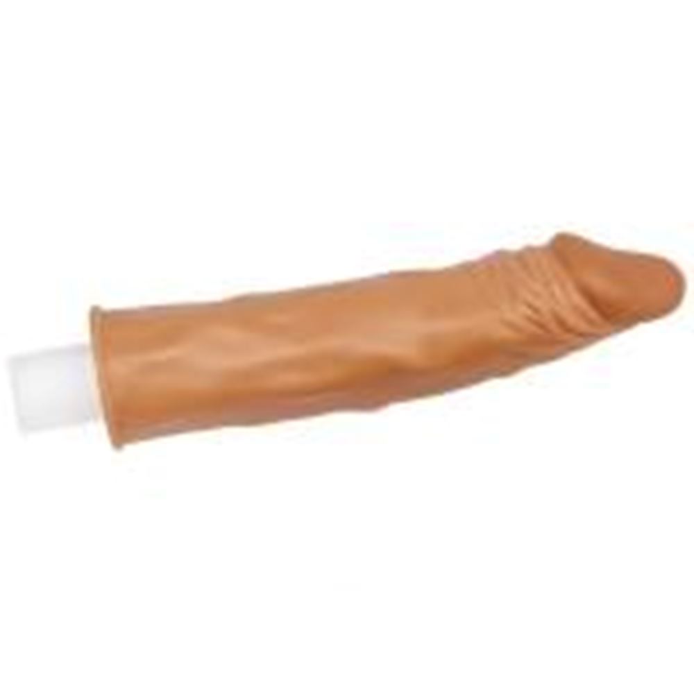 BDR- LV1053B  Gerçekçi Melez Doku Penis Kılıfı 5 Cm Dolgulu