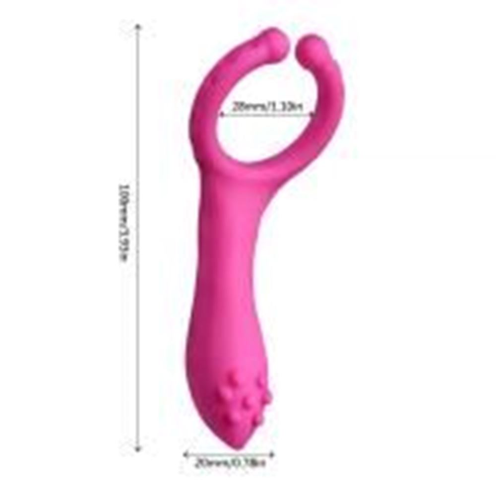 BDR-Y1258 Testis Uyarıcılı Titreşimli Penis Halkası