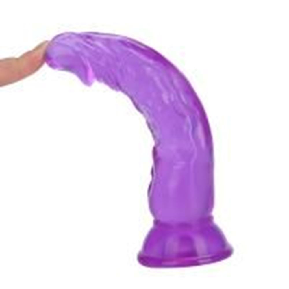 BDR-L0214 Jel Dokulu Testissiz Yumuşak Penis 18 CM