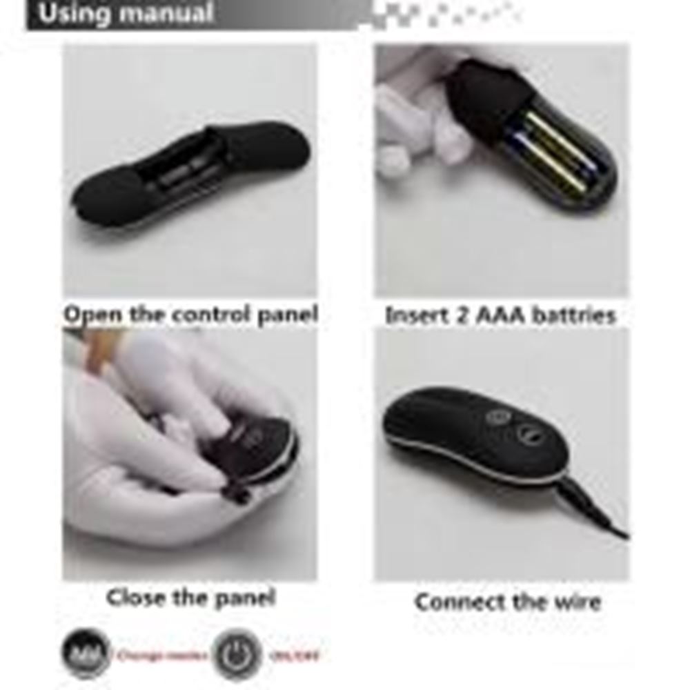 BDR-Y4856 PROBE Kumanda Kontrollü Güçlü Titreşimli Anal Plug Vibratör - Siyah