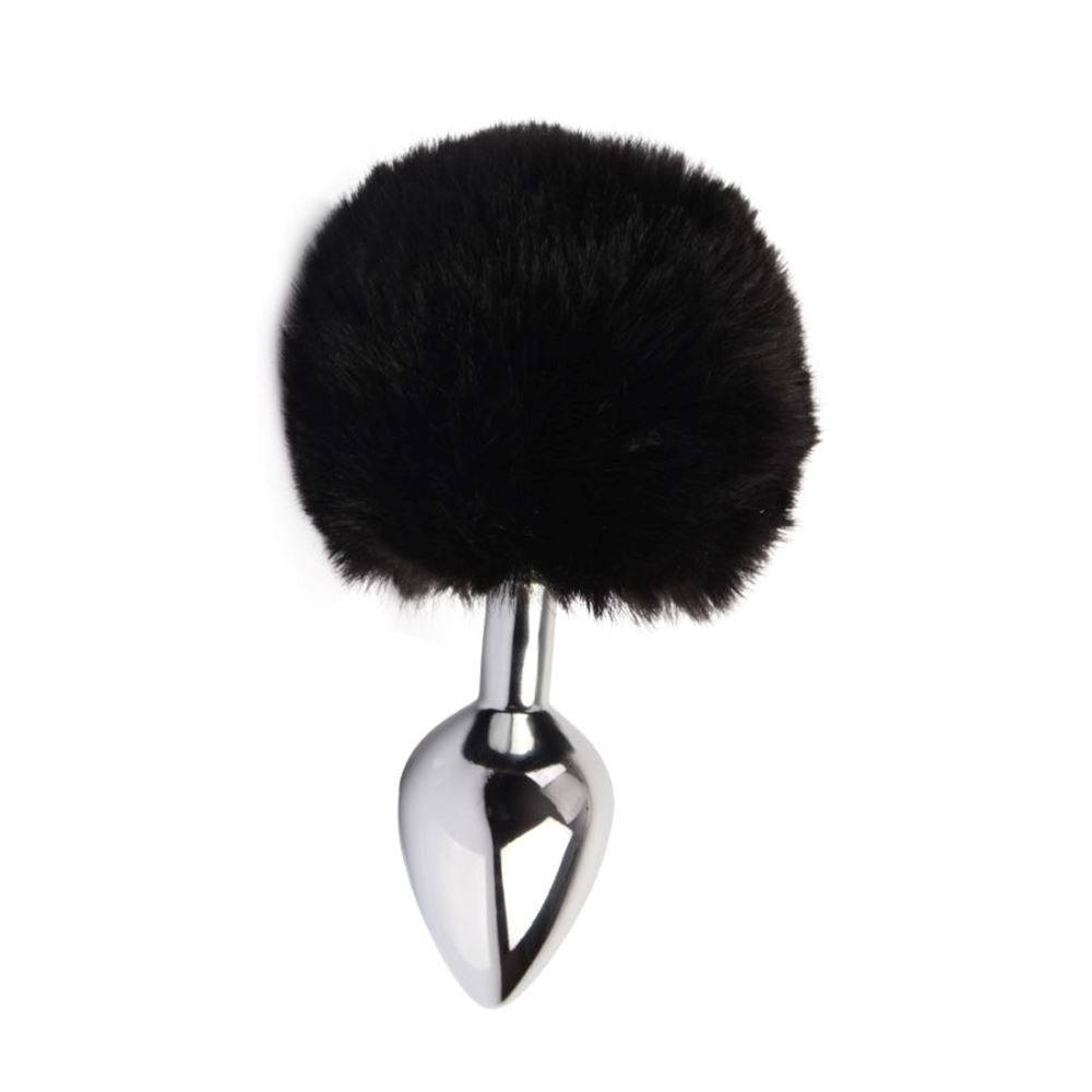 BDR-333 Peluş Kuyruklu çelik anal plug