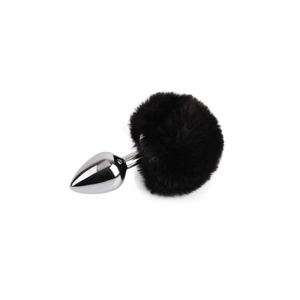 BDR-333 Peluş Kuyruklu çelik anal plug