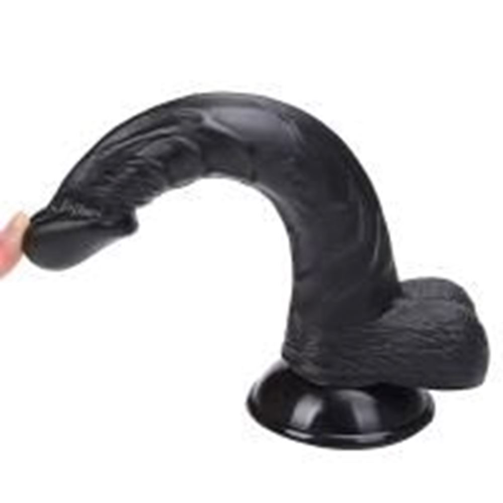 BDR-L0263 Et Dokusunda Damarlı Realistik Zenci Penis 20 CM