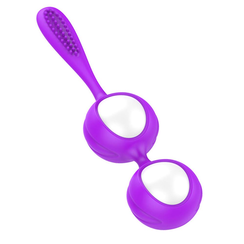 BDR-C-0088M Vajina Yapılandırıcı Kegel Egzersiz Topları - Mor