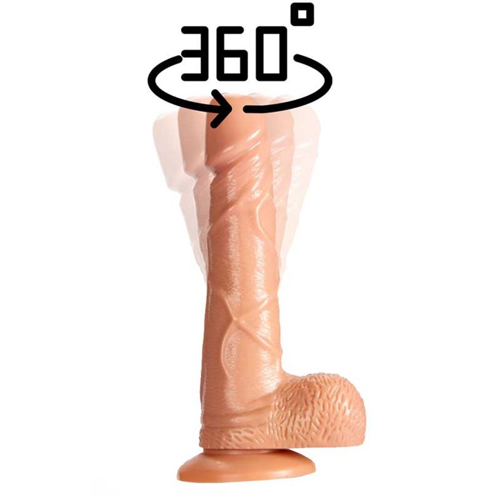 BDR-C-YN7256 Titreşimli 19cm Dildo Vibratör