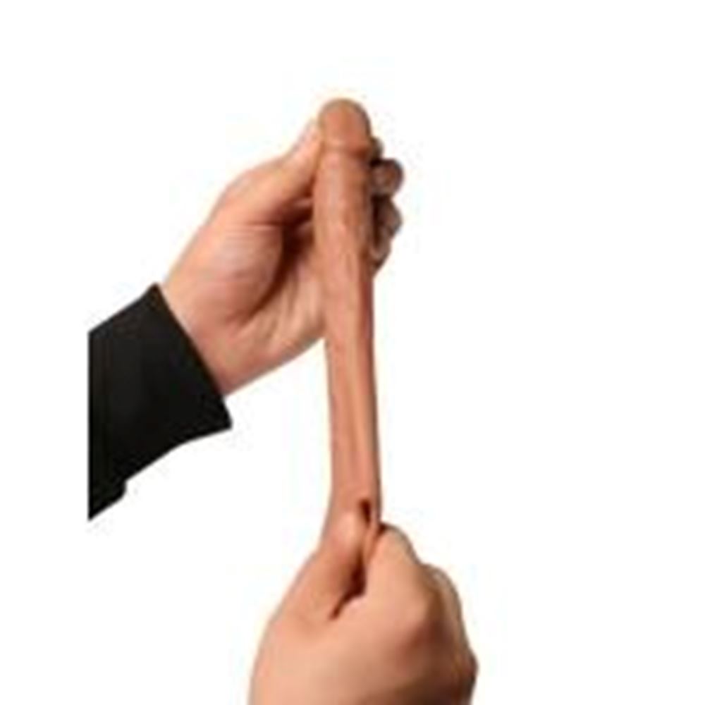 BDR-C-7360 Testis Girişli Realistik Penis Kılıfı ***