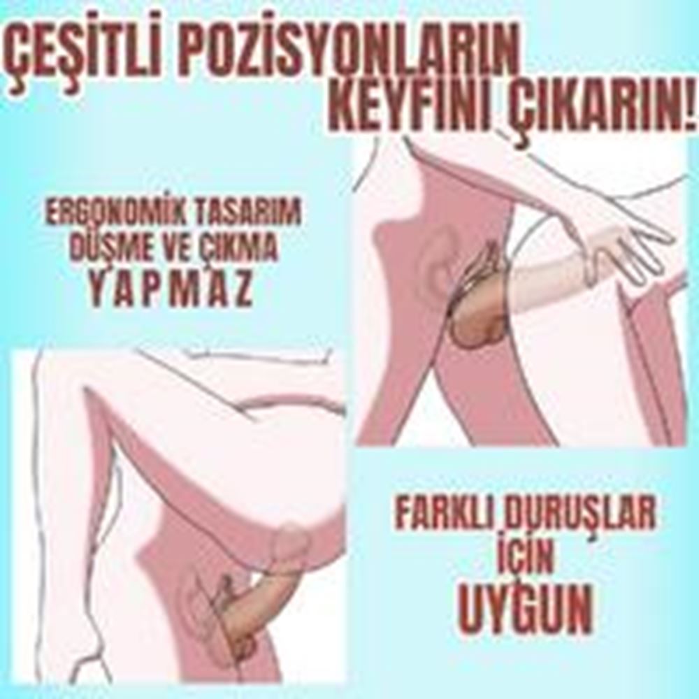 BDR-S2027 Bambi Realistik Dokuda Çift Taraflı Dildo Strapless Çift Uçlu Gerçekçi Yapay Penis