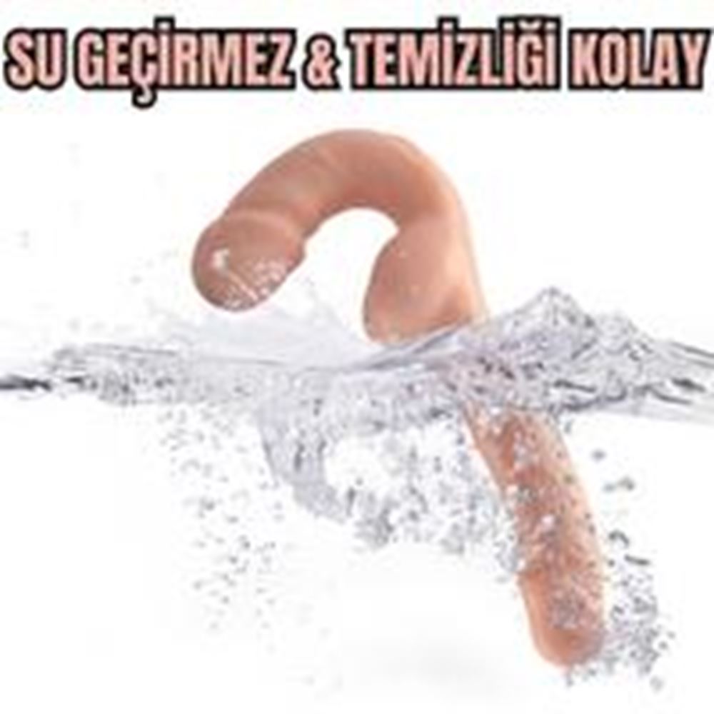 BDR-S2027 Bambi Realistik Dokuda Çift Taraflı Dildo Strapless Çift Uçlu Gerçekçi Yapay Penis