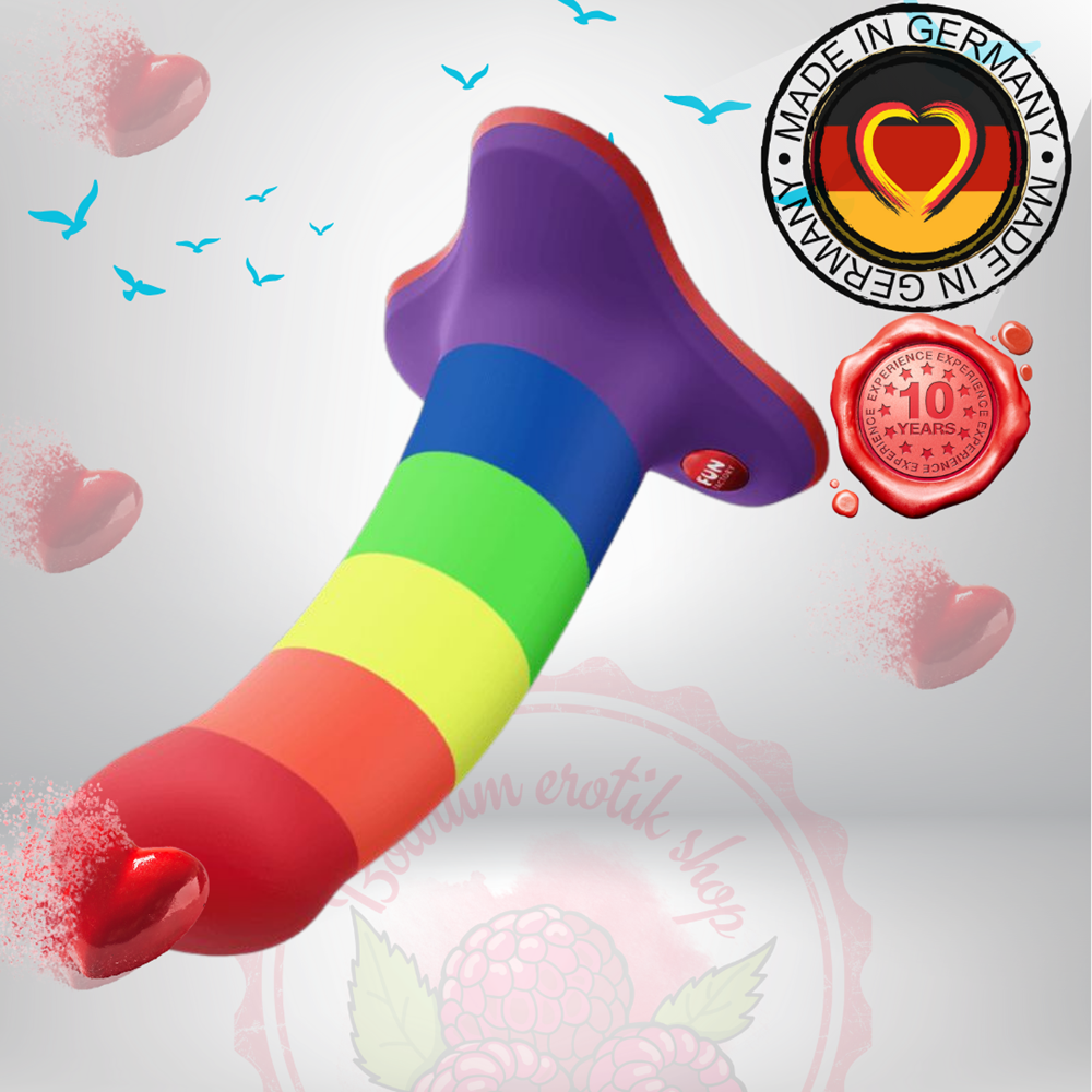 BOD-2028DE  Fun factory Sende Sen Çiftler için dildo 13 cm.❤️🧡💛💚💙