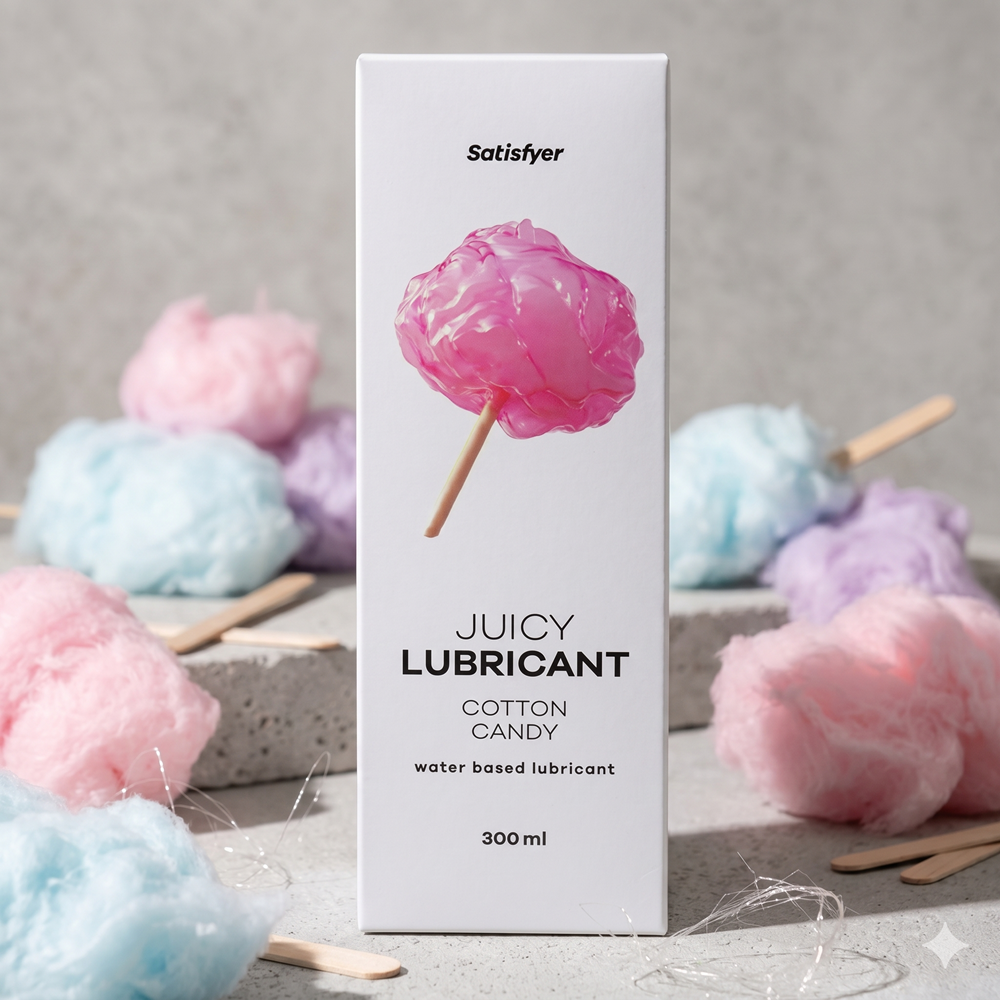 Satisfyer 300 Ml.Pamuk Şeker Aromalı Kayganlaştırıcı