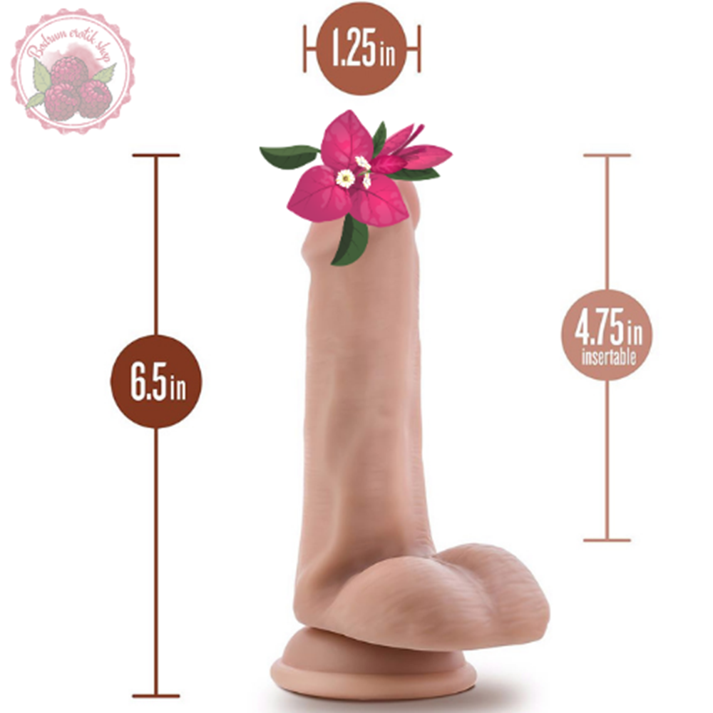 DR. SKIN DR. JEFFREY 6.5 İNÇ TOPLU DİLDO BEJ