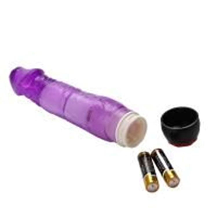 BDR-L159V Titreşimli Jel Dokulu Klasik Vibratör Penis 22 CM