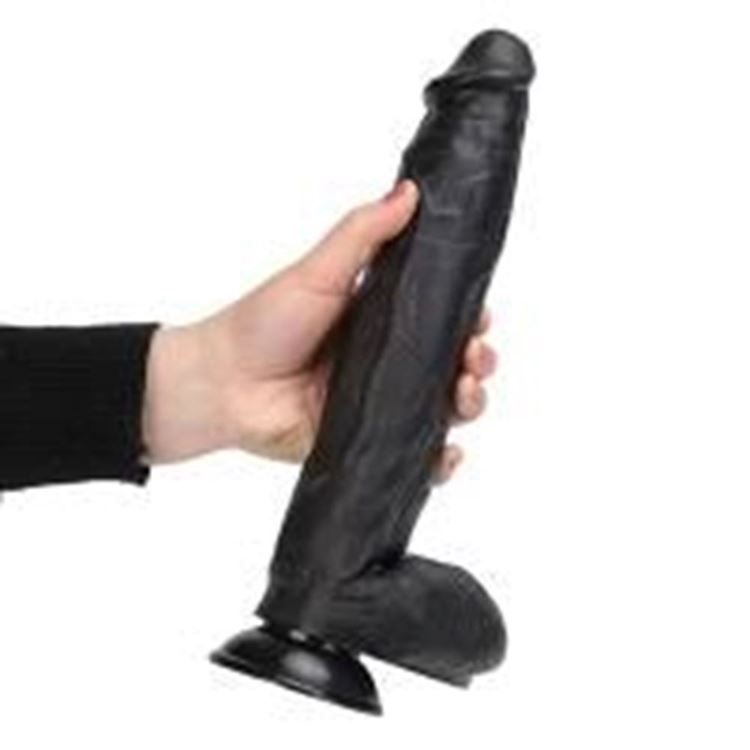 BDR-L0273-2 Et Dokusunda Büyük Boy Realistik Zenci Penis 31 CM