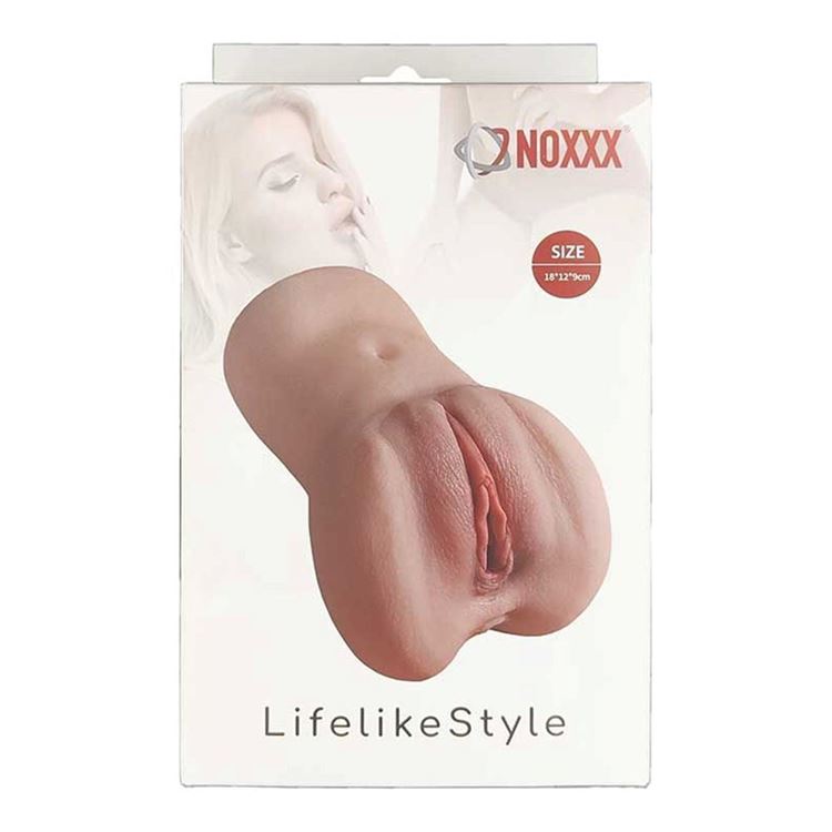 BDR-CAM00018  Çift Girişli Anal ve Vajinal Gerçekçi Mastürbatör 18 cm