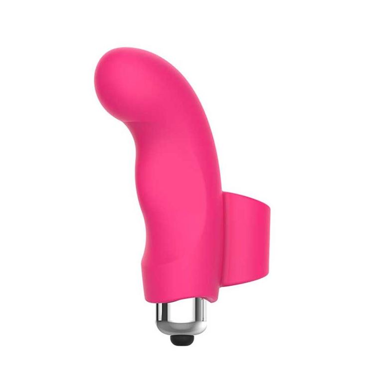 BDR-C-7372 Tırtıklı Parmak Vibratör Pembe