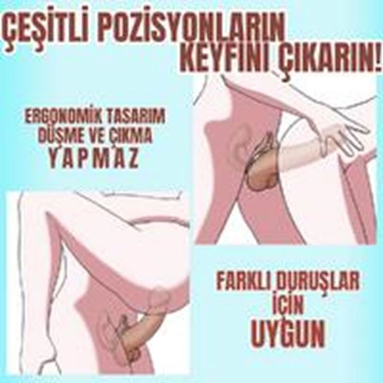 BDR-S2027 Bambi Realistik Dokuda Çift Taraflı Dildo Strapless Çift Uçlu Gerçekçi Yapay Penis