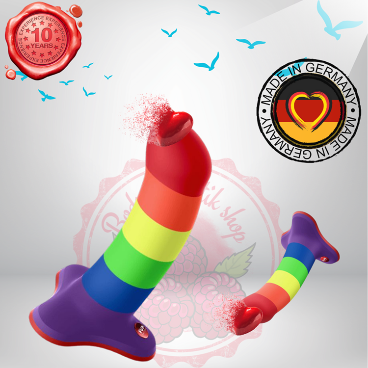 BOD-2028DE  Fun factory Sende Sen Çiftler için dildo 13 cm.❤️🧡💛💚💙