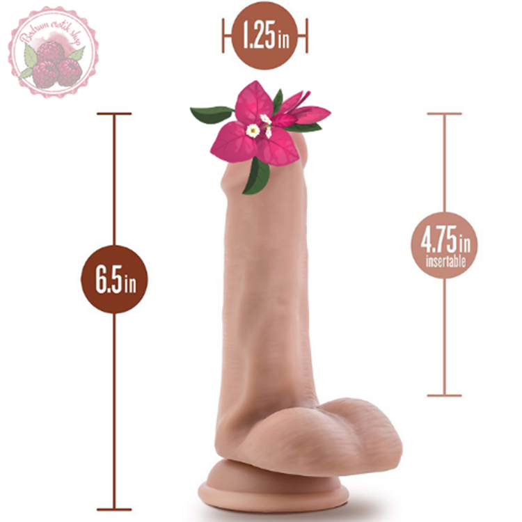 DR. SKIN DR. JEFFREY 6.5 İNÇ TOPLU DİLDO BEJ