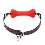 BDR-Y4019  Silikon Köpek Kemiği Ağız Tıkacı-Krm.