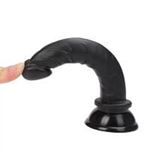 BDR-L0251 Testissiz Realistik Zenci Anal Penis 15 CM