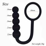 BDR-Y1902 Penis Halkalı Boncuklu Prostat Uyarıcı Anal Plug