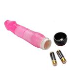 BDR-L155 Titreşimli Jel Dokulu Klasik Vibratör Penis 21 CM