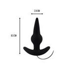 BDR-Y4856 PROBE Kumanda Kontrollü Güçlü Titreşimli Anal Plug Vibratör - Siyah