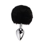 BDR-333 Peluş Kuyruklu çelik anal plug