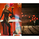 BDR-06 Deri Maskeli Yırtmaçlı Fetish Set