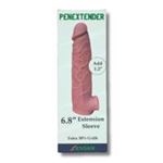 BDR-C-7360 Testis Girişli Realistik Penis Kılıfı ***