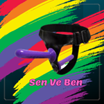 BDR-850 Çift Traflı Lez Belden Bağlamalı Protez Penis