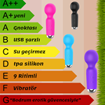 BDR-0224 G-noktası su geçirmez mini sevimli vibratör