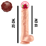 Realistik Gibi Pvc Dildo 25 cm.